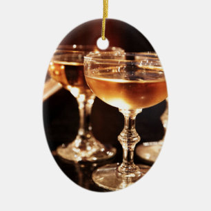 Décoration En Céramique Champagne glass goltoast