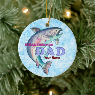 Décoration En Céramique Champion Fishing Papa
