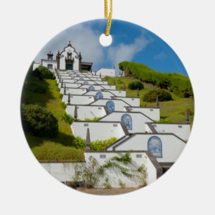 Décoration En Céramique Chapelle dans des îles des Açores