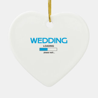Décoration En Céramique Chargement de mariage
