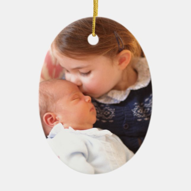 Décoration En Céramique Charlotte et Prince Louis (Devant)