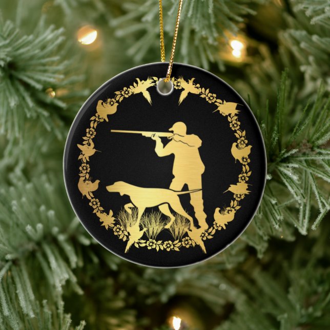 Décoration En Céramique Chasseur d'or (Arbre)