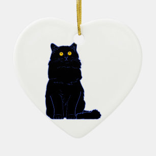 Décoration En Céramique Chat(s) noir(s) Essential T-ShirtBlack Chat visage