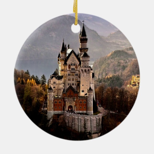 Décoration En Céramique Château Allemagne de Neuschwanstein (Dos)