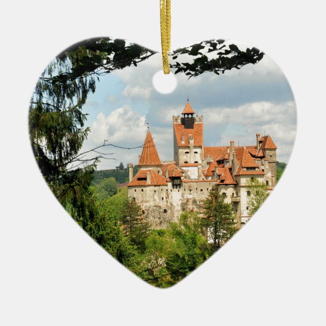Décoration En Céramique Château de Dracula en Transylvanie, Roumanie (Devant)