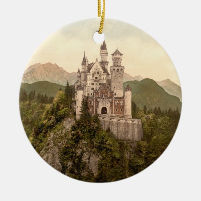 Décoration En Céramique Château de Neuschwanstein, Bavière, Allemagne (Devant)