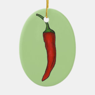 Décoration En Céramique Chaud Red Chili Chili Chili Pepper Spicy Veggie