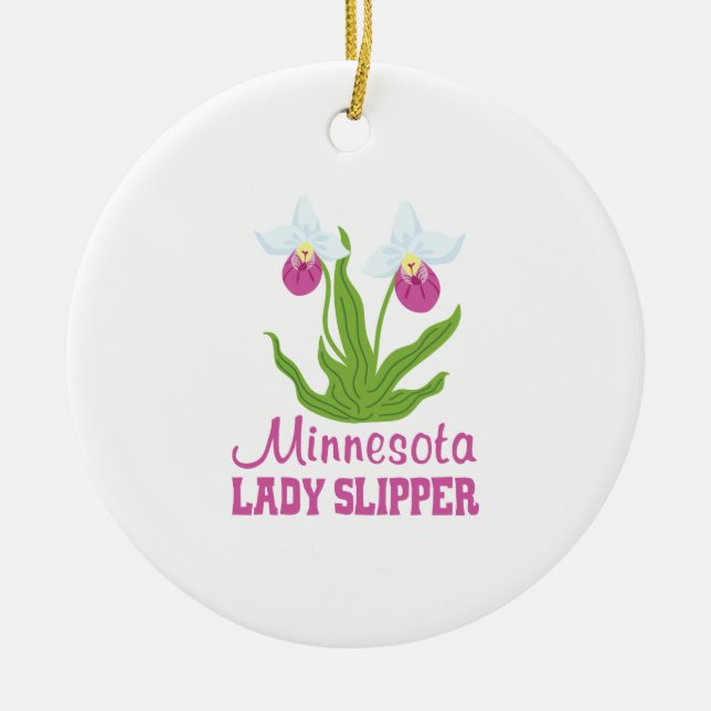 Décoration En Céramique Chaussure-dame du Minnesota (Devant)