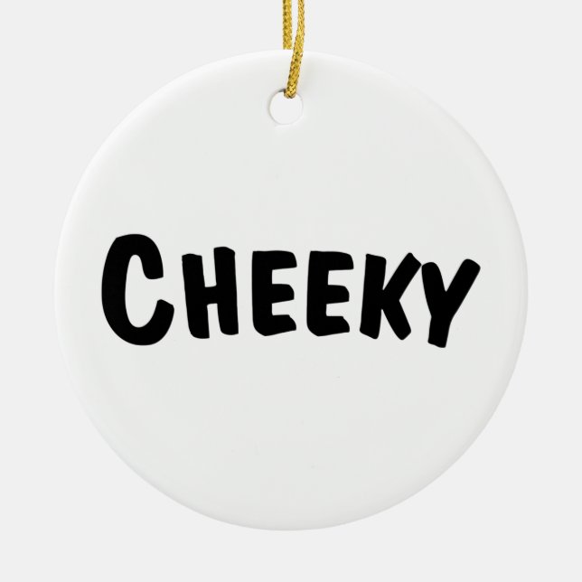Décoration En Céramique Cheeky (Devant)