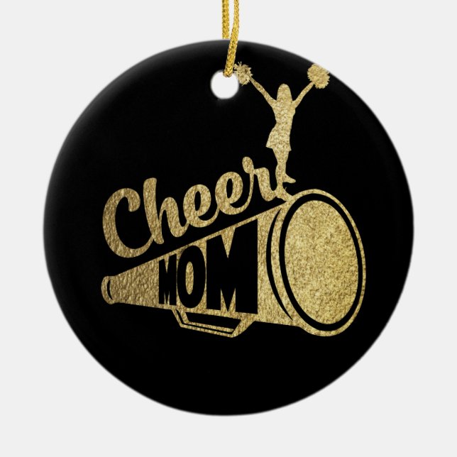 Décoration En Céramique Cheer Maman Cheerled Faux Gold (Devant)