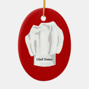 Décoration En Céramique Chef Noël