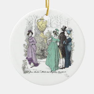Décoration En Céramique Chemin du Pays-Bas - Jane Austen Pride et Préjug