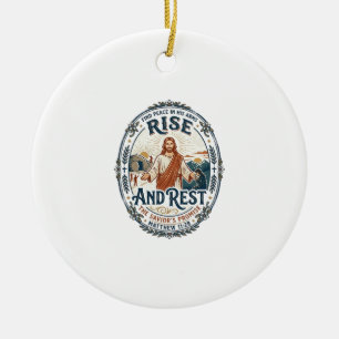 Décoration En Céramique Chemise de la communauté du pain au levain Jésus b