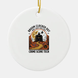 Décoration En Céramique Chemise de technicien de scène de crime drôle de H