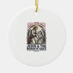 Décoration En Céramique Chemise d'encouragement pour femmes Jésus Ménopaus