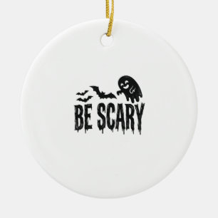 Décoration En Céramique Chemise Halloween Chauve-Souris Fantôme Vintage Ef