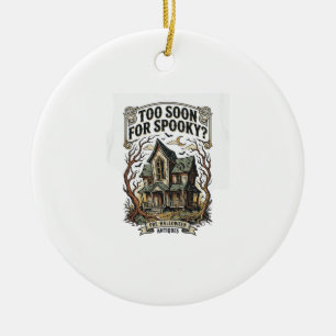 Décoration En Céramique Chemise Halloween précoce Design de maison hantée 