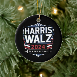 Décoration En Céramique Chemise HarrisWaltz 2024 KamalaHarris TimWaltz 202