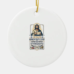 Décoration En Céramique Chemise Jésus Bible Langues Hébreu Grec Nerd Fait