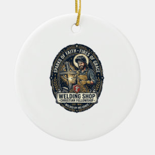 Décoration En Céramique Chemise T-Shirt Jésus Soudure Métal Inspirante Fai