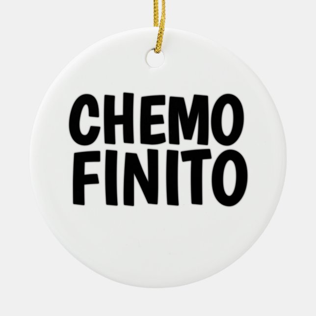 Décoration En Céramique Chemo finito, fin de la chimio (Devant)