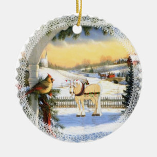 Décoration En Céramique Cher Père Noël Ornament