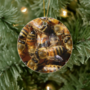 Décoration En Céramique Chérie, Je T'Aime, Abeilles De Miel