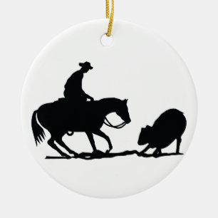 Décoration En Céramique Cheval coupant