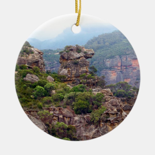 Décoration En Céramique Cheval Head Rock (Devant)