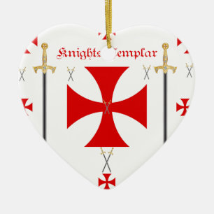 Décoration En Céramique Chevaliers Templar