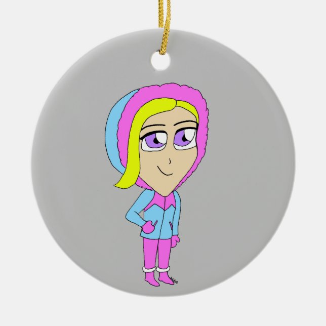 Décoration En Céramique chibi (Devant)