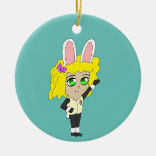 Décoration En Céramique chibi bunnygirl