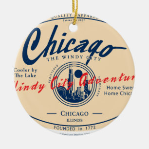 Décoration En Céramique Chicago Windy City