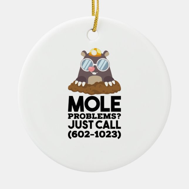 Décoration En Céramique Chimie - Problèmes de mole (Devant)