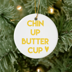 Décoration En Céramique Chin vers le haut de motivation doux de la