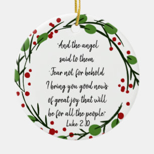 Décoration En Céramique Christian Christmas Scripture Sticker Scripture