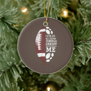 Décoration En Céramique Christian Football Cadeaux Ados Garçons Enfants Ho