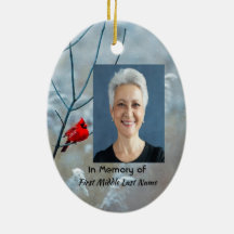 Christian Memorial Keepsaké Cardinal Red Bird