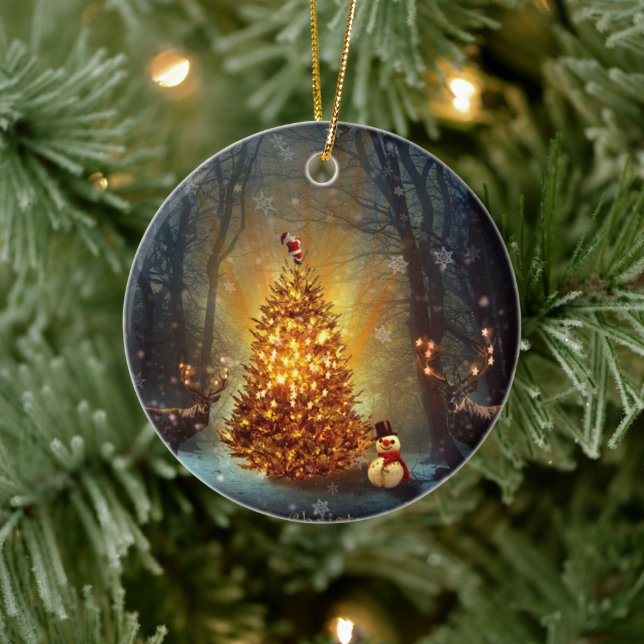 Décoration En Céramique Christmas Forest. (Arbre)