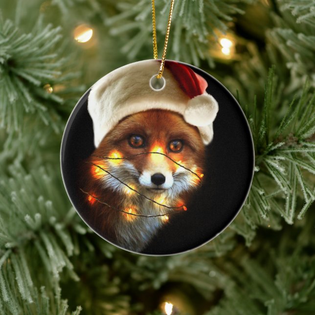 Décoration En Céramique Christmas fox (Arbre)