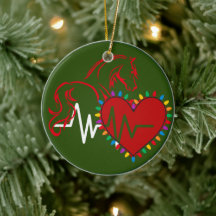 Christmas Logo Ceramic Ornament