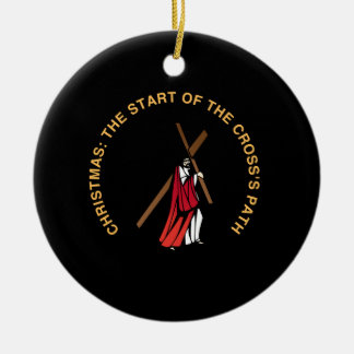 Décoration En Céramique Christmas: The Start of the Cross's Path