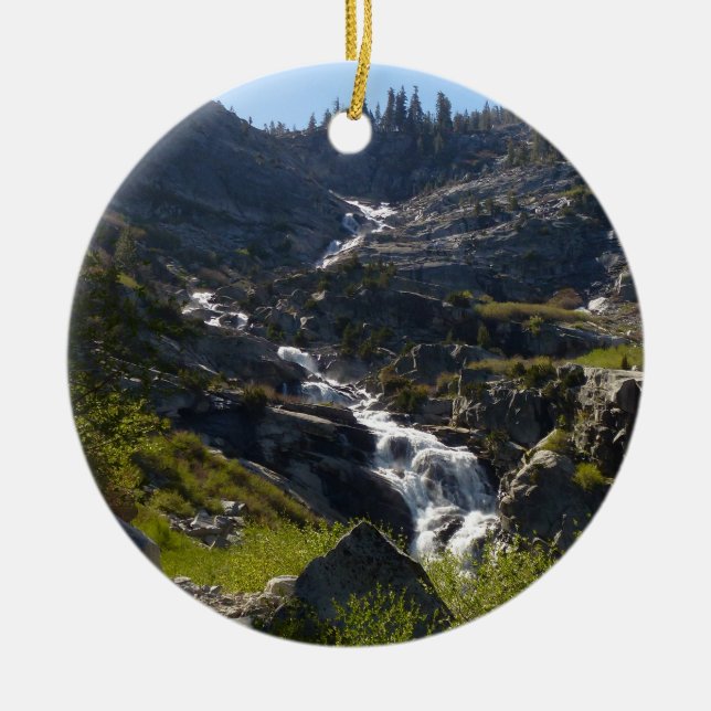 Décoration En Céramique Chutes de Tokopah I dans le parc national de Sequo (Devant)