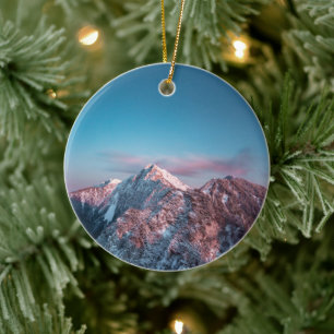 Décoration En Céramique Ciel magique au-dessus de la montagne Storžič, Slo