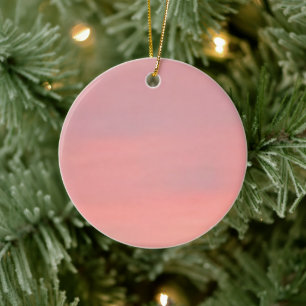 Décoration En Céramique Ciel rose et violet personnalisable