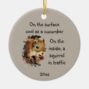 Décoration En Céramique Citation de la vie amusante Cool de surface à l'in
