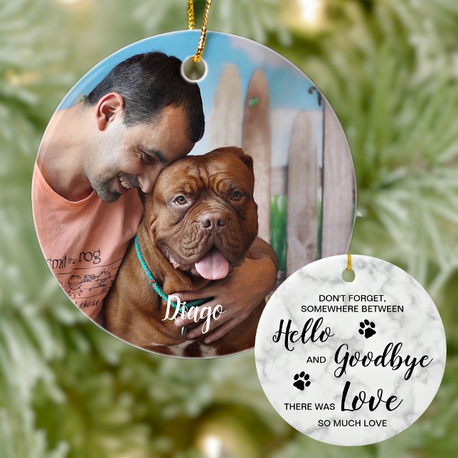 Décoration En Céramique Citation du souvenir de marbre animal de compagnie (Créateur téléchargé)