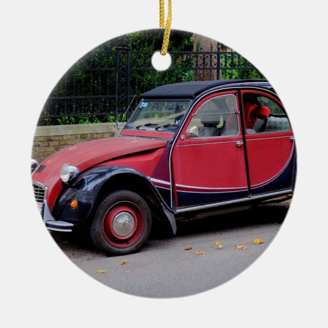Décoration En Céramique Citroen 2 CV Charleston (Devant)