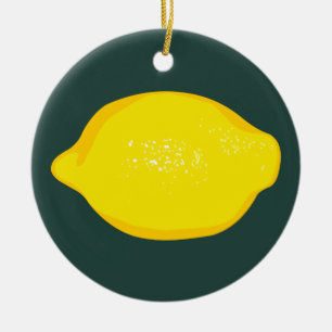 Décoration En Céramique Citron