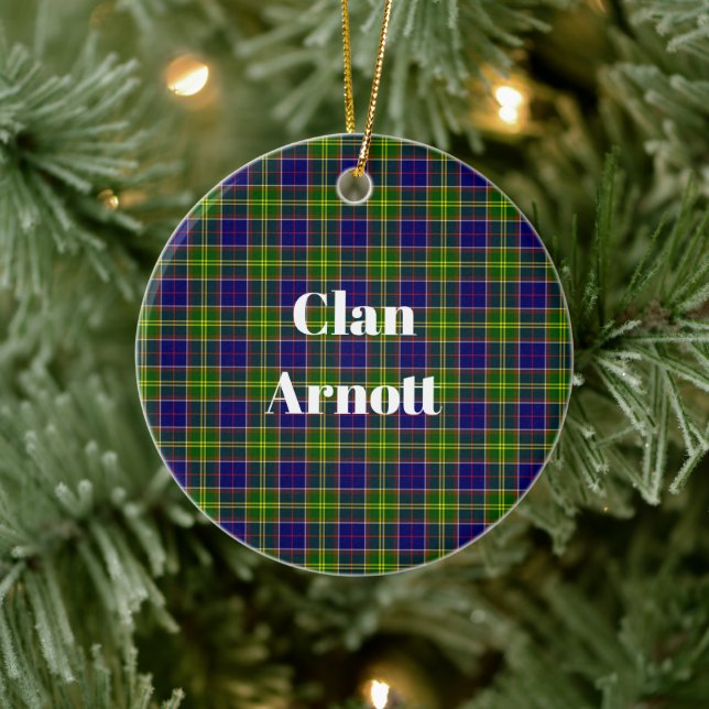 Décoration En Céramique Clan Arnott Tartan (Arbre)